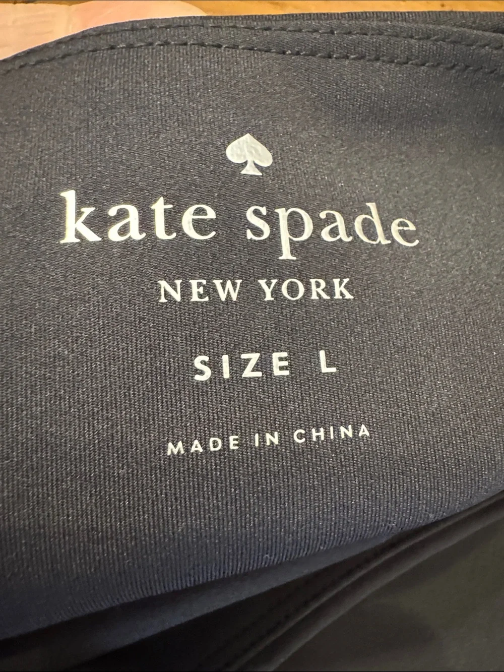 kate spade black leggings